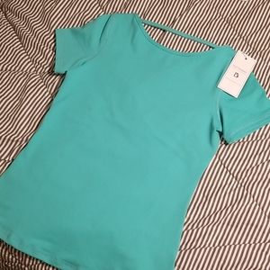 Light teal shirt
